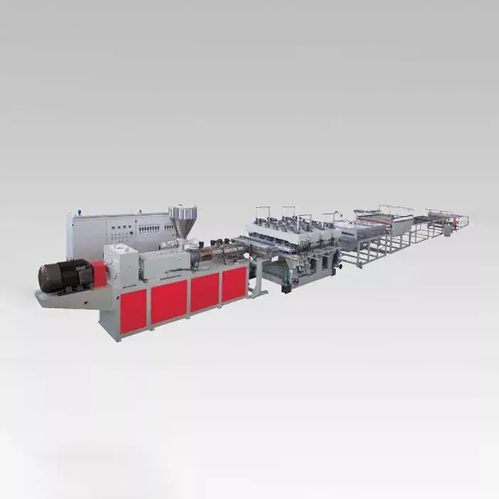PVC hablap extrudáló gép